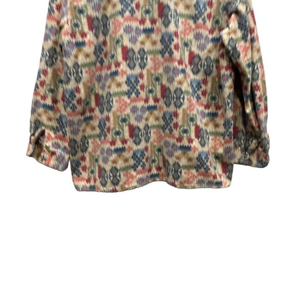 Manor House Mens Aztec Southwestern Collared Button Up Shirt Size M/L - Picture 8 of 11